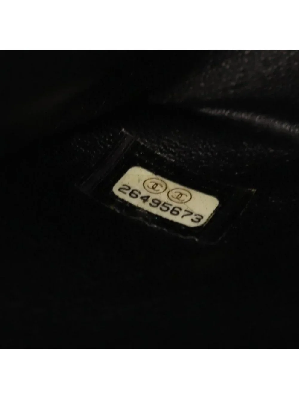 Chanel Shoulder Bag Quilted 2-Way Black Leather Chain